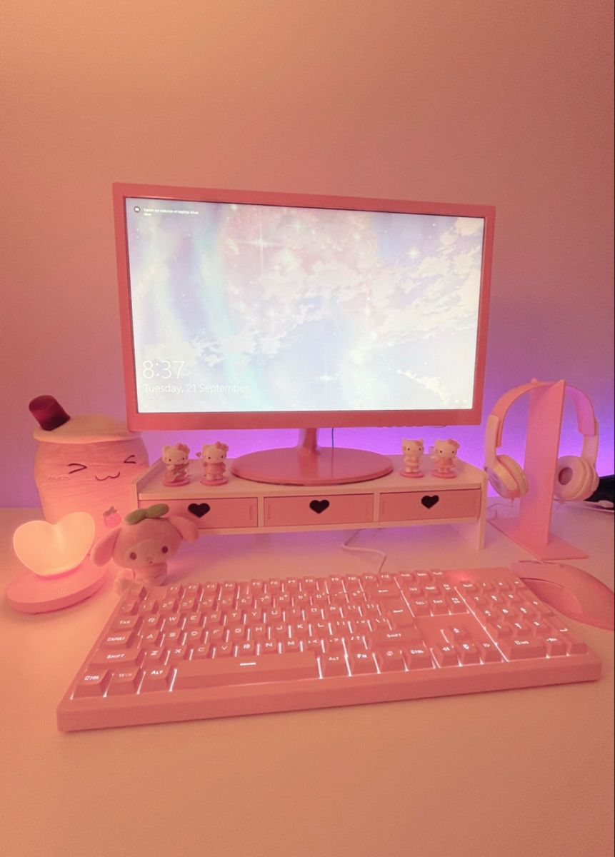 pink monitors