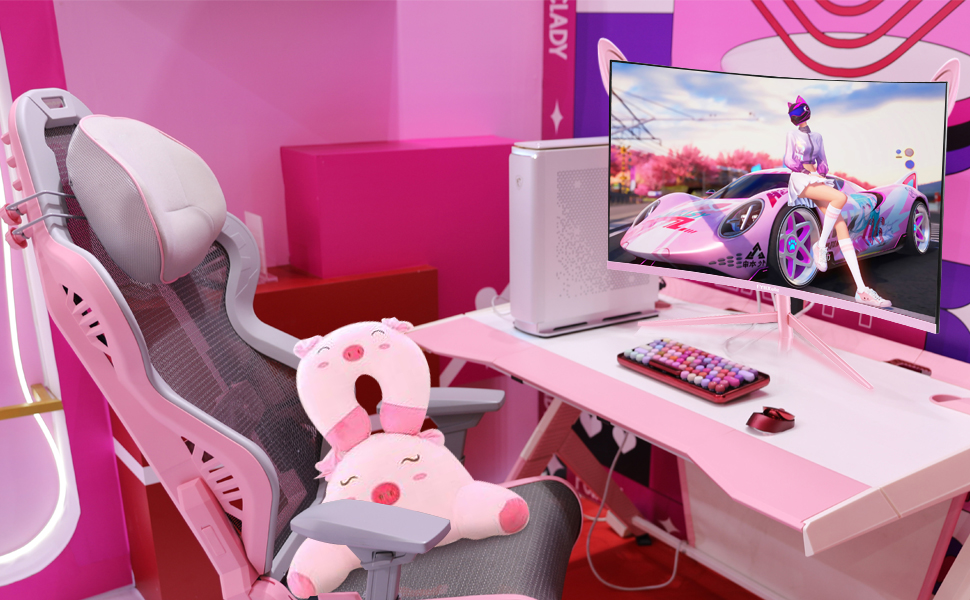 Embracing the Vibrant World of Pink Monitor插图1