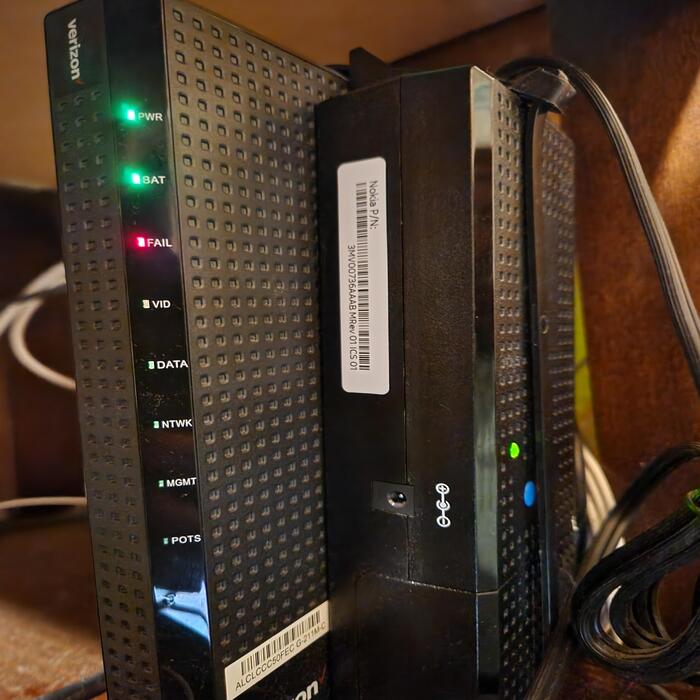 reset fios router