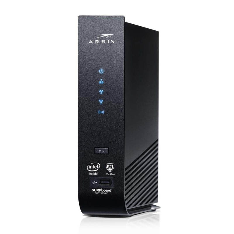 reset arris router login password